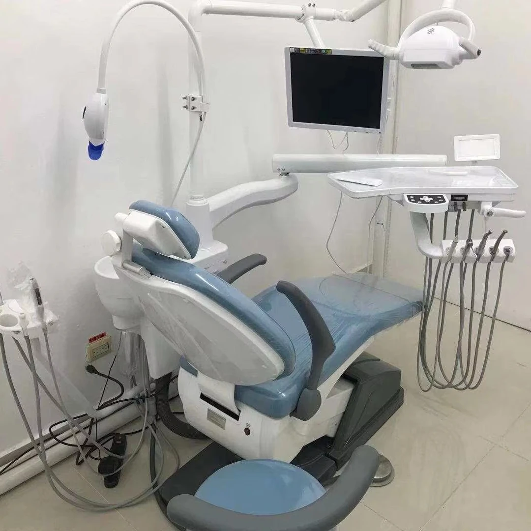 Ginee Medical  Factory wholesale Colors Optional Lcd Screen Memory Position Multifunctional Foot Switch Dental Chairs