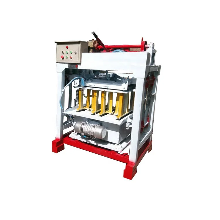 
QTJ4-40 Construction equipment autoclaved aerated concrete interlocking block machine 