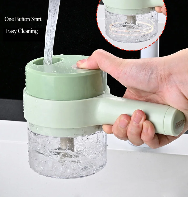 Unique Manufacturer Kitchen Portable Ginger Slicer Chopper Multifunctional Electric Garlic Vegetable Chopper Cutter