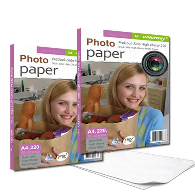 Лучшие продажи 115 г 130 150 180 210 240 260 глянцевая фотобумага двухсторонняя печатная для струйного принтера