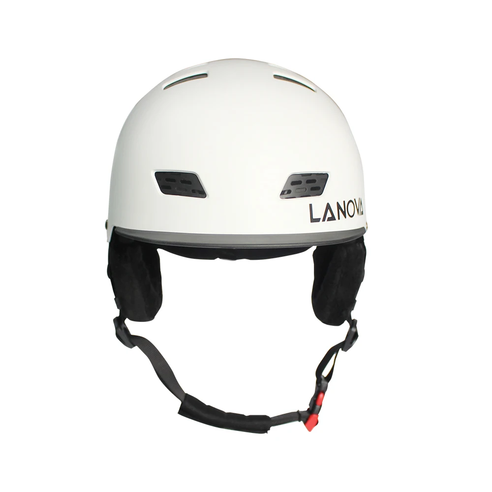 OEM Safety Ski Helmet Professional Skiing Snow Sports helmet with Goggle Fixed Strap