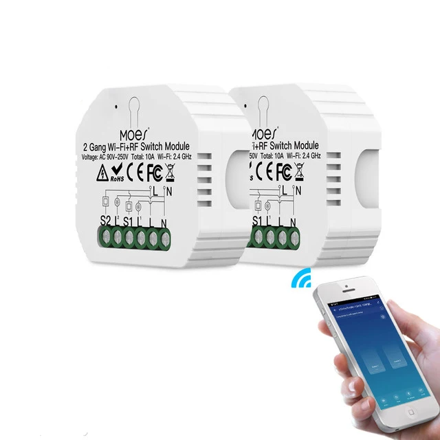 Wifi Smart Light  Diy Breaker Module Smart Life/Tuya APP Remote Control,Working with Alexa  Google Home smart home products