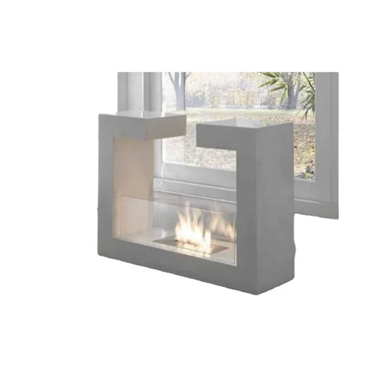 Most popular  Stainless steel ethanol fireplace