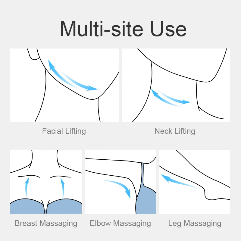 Home Use Beauty Device Face Lifting Radiofrequency Microcurrent Cryotherapy Led Light Therapy All In One Beauty Device