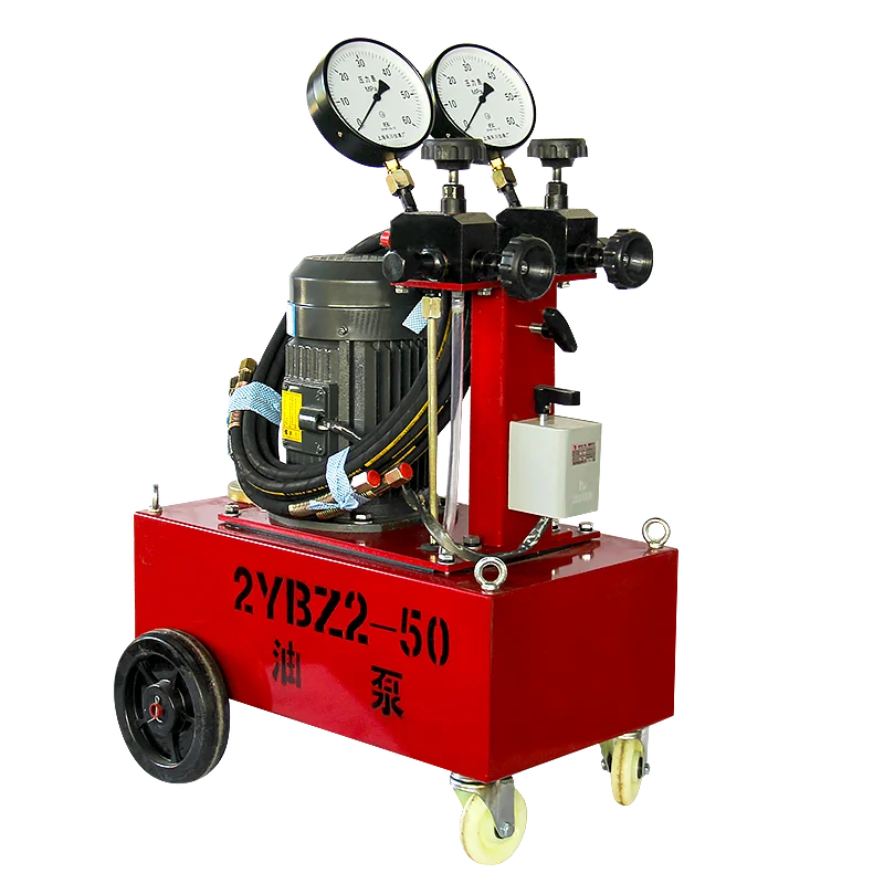 High Pressure Electric Hydraulic Oil Pump Hydraulic Ram Jack Pump Prestressed Concrete Bridge