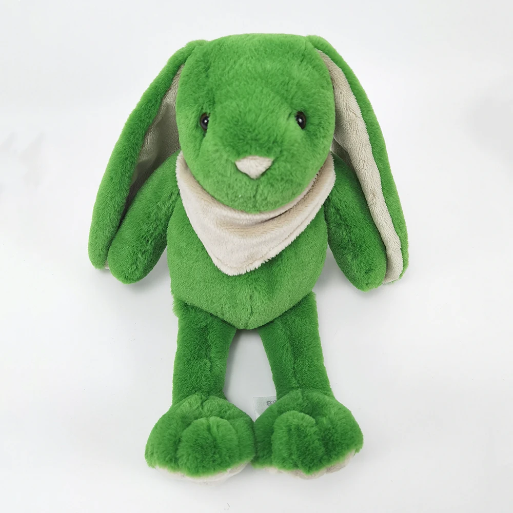 Wholesale manufacture  high quality soft plush bunny shape  stuffed plush toy OEM customized logo