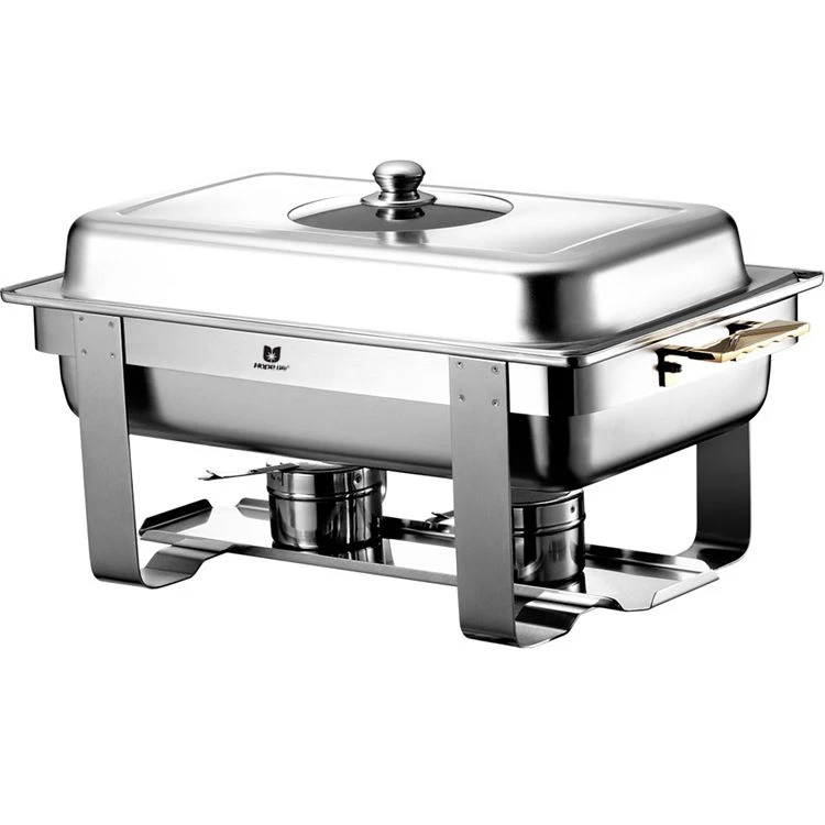 2 head 9L commercial roll top soup warmer station food warmer chafing dish set