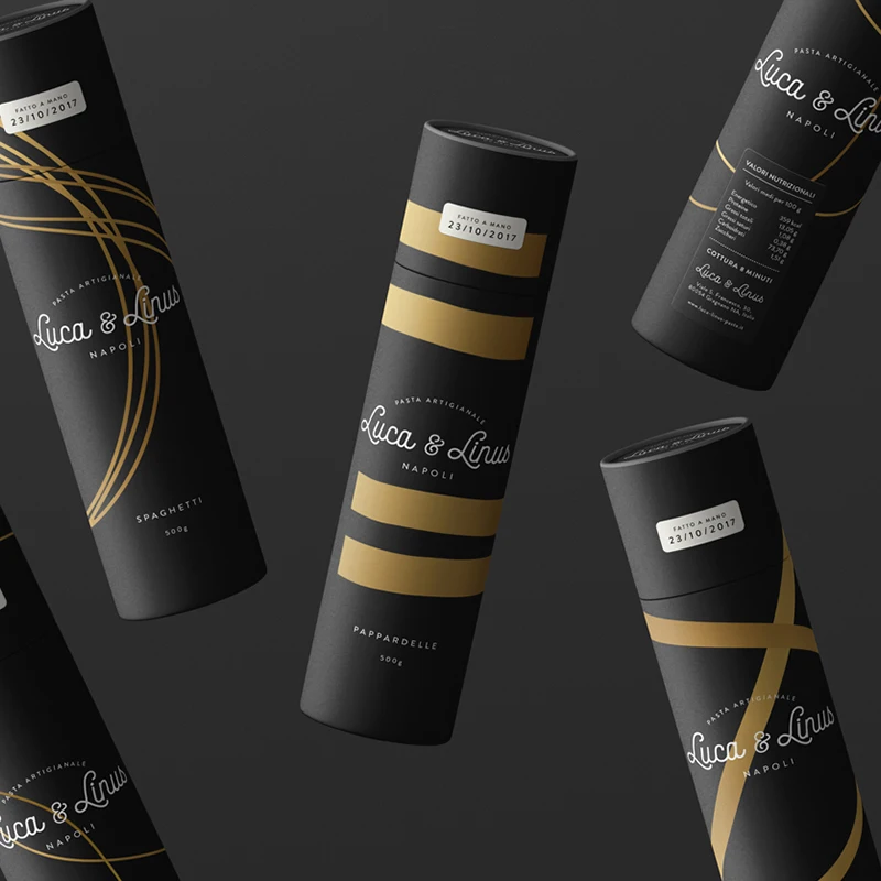 Luxury Custom  Eco Friendly Biodegradable Cardboard cylinder box Paper Tube For whiskey  Olive Oil  wine  Bottle Packaging