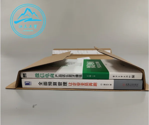 Customized A4 Pink Corrugated Foldable Book Boxes Paper Cardboard Package Mailers with Custom Printing