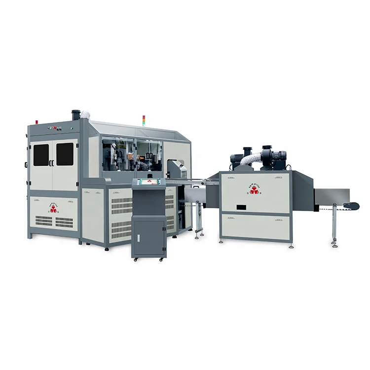 SS106 automatic servo three color screen printing and one color hot stamping machine for bottle