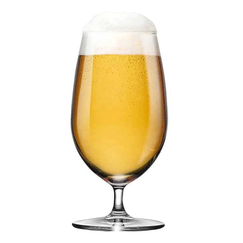 Элегантная стеклянная кружка тюльпан с коротким стержнем с логотипом на заказ