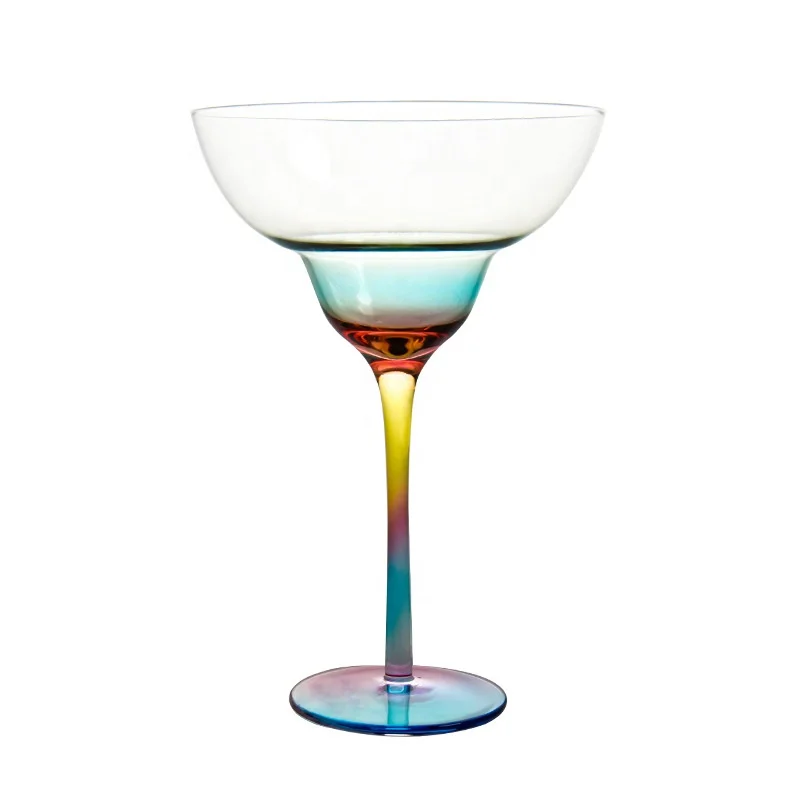 Luxury Hand Made Custom Logo Martini Cocktail Glasses Bar Long Stem Champagne Goblet Cocktail Glass Cup Cocktail Glass