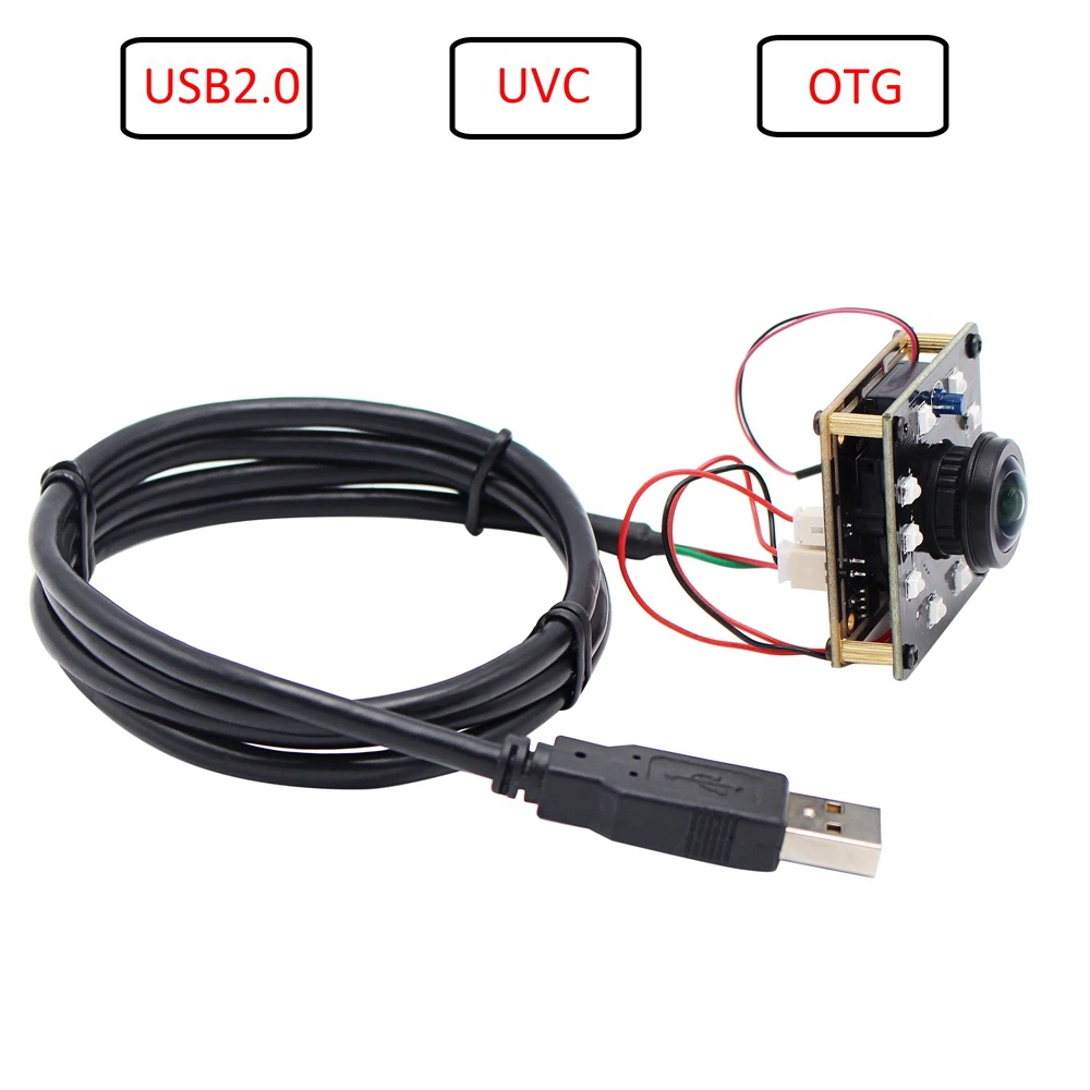 ELP Panaromic Camera High 120fps Webcam UVC CMOS OV2710 Infrared Mini Video Camera Wide Angle For Raspberry Pi