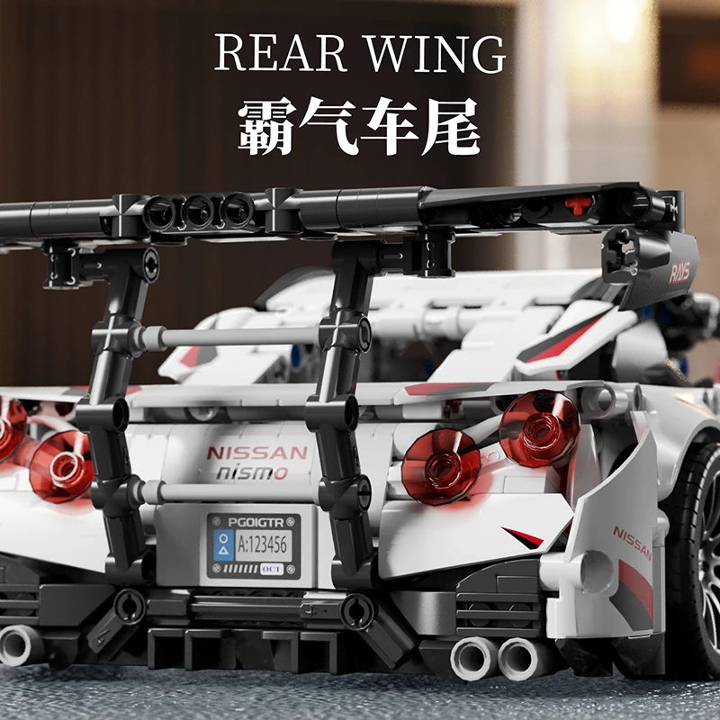 MJ8622 Technology Sports Car Popular ABS Plastic Racing Car Building Block Set Kids Educational DIY Toy 1209+PCS