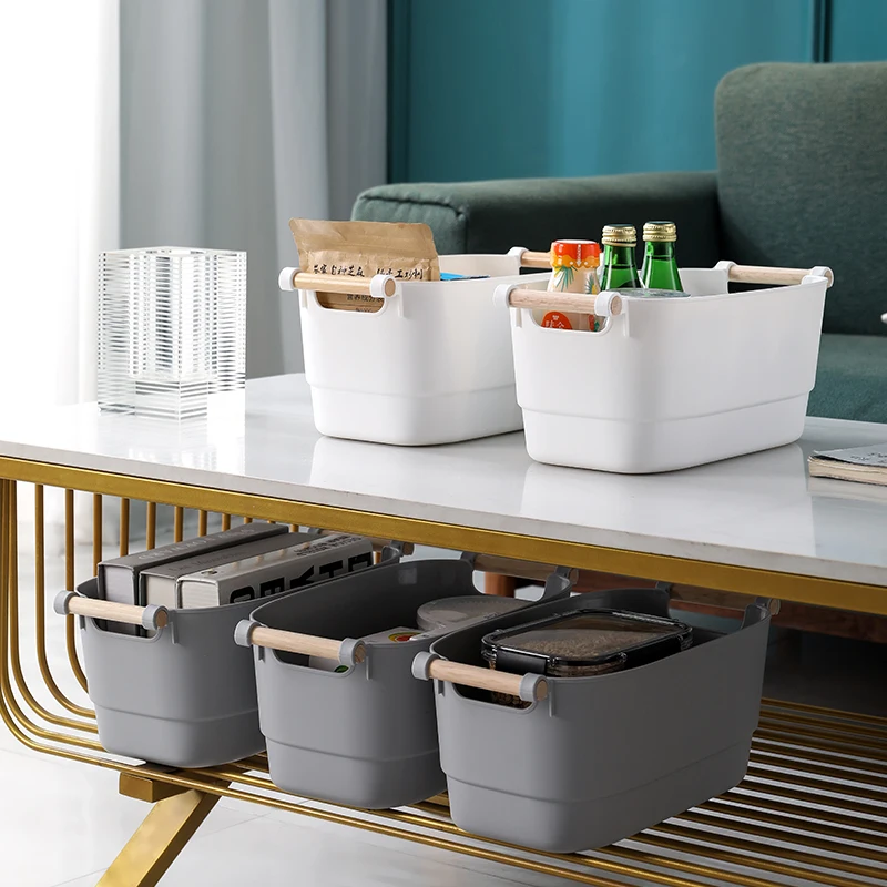 Plastic Box Organizer Box Storage White Clothing Storage Boxes & Bins Modern Toys Organizer Rectangle Household Glossy Meicheng