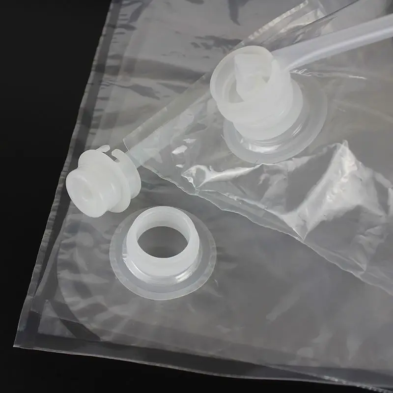 Прозрачный мешок в коробке нагрудник длинный трубчатый диспенсер клапан для молочных продуктов фруктов овощей молока жидких яиц сиропа 3 л 5 10 15 20