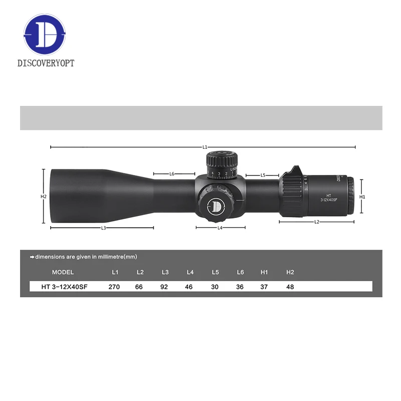 DiscoveryOpt FFP Scope Hunting Accessories Optical Scope Sight Optical Sights