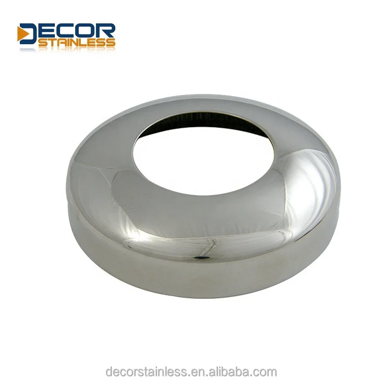 Affordable accessories 316  stainless steel Accessories for Stair Balustrade satin flat end cap