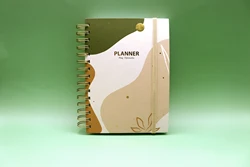 Joytop Wholesale Instagram Green A5 15 Rings Undated 12 Months Spiral Journal Daily Weekly Planner Agenda 2023