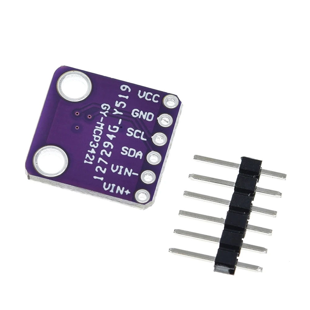 5PCS MCP3421 I2C SOT23-6 delta-sigma ADC Evaluation Module Board For PICkit Serial Analyzer Module DIY for 