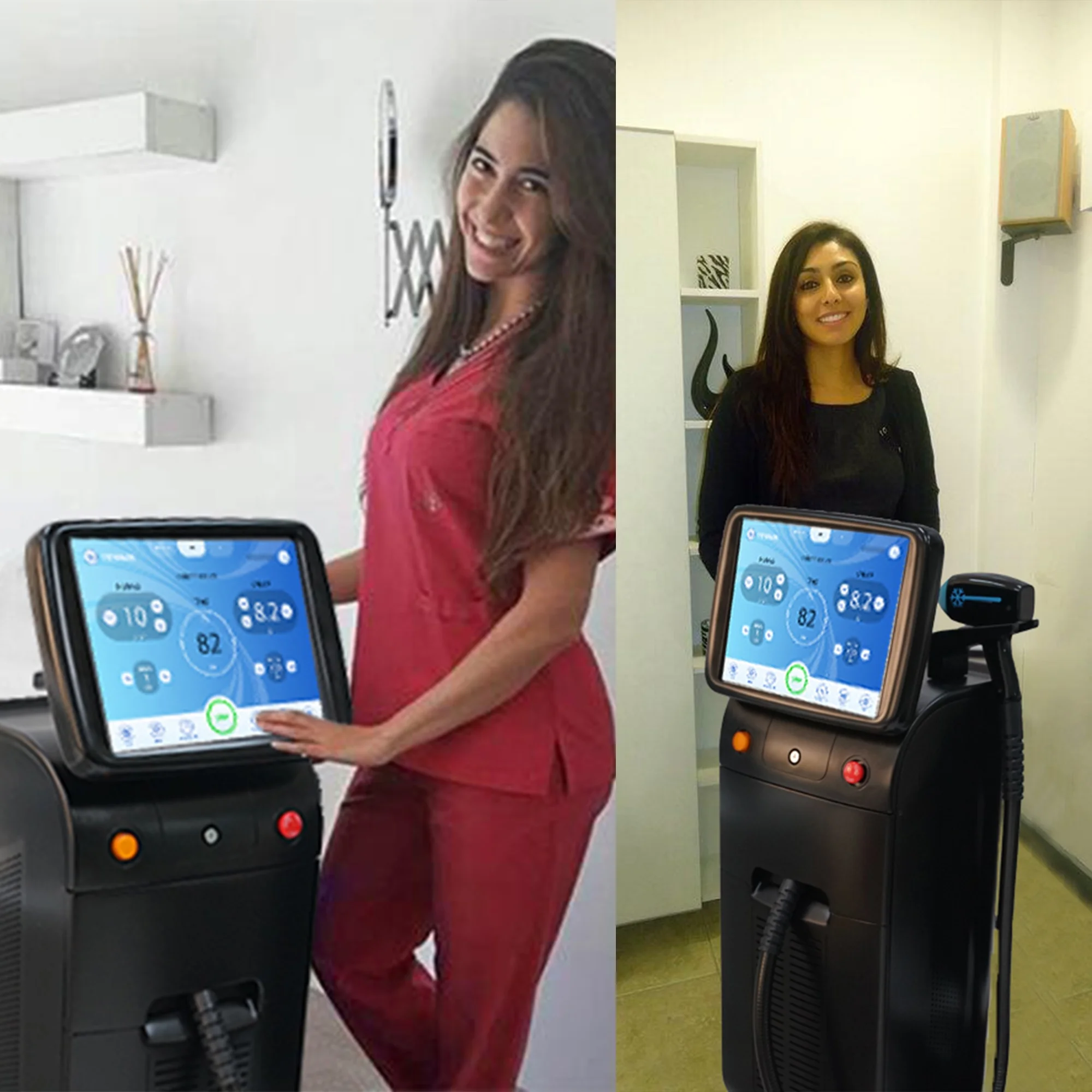 Permanent hair removal laser  screen 808nm diode laser hair removal  machine