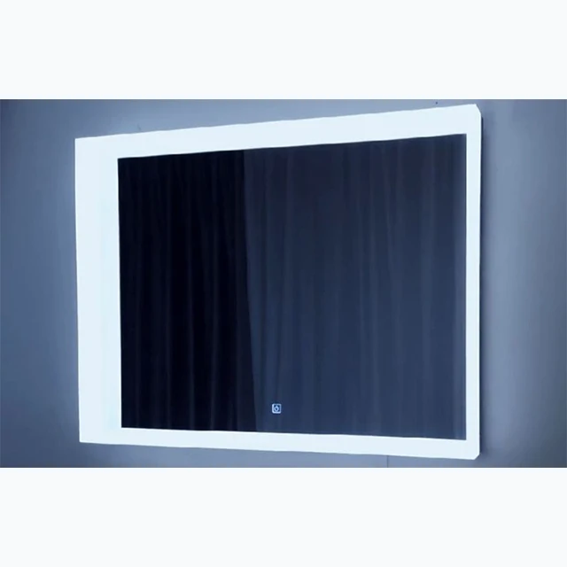 Bathroom Modern Design Acrylic Frame Mirror Illuminated LED Light Mirror