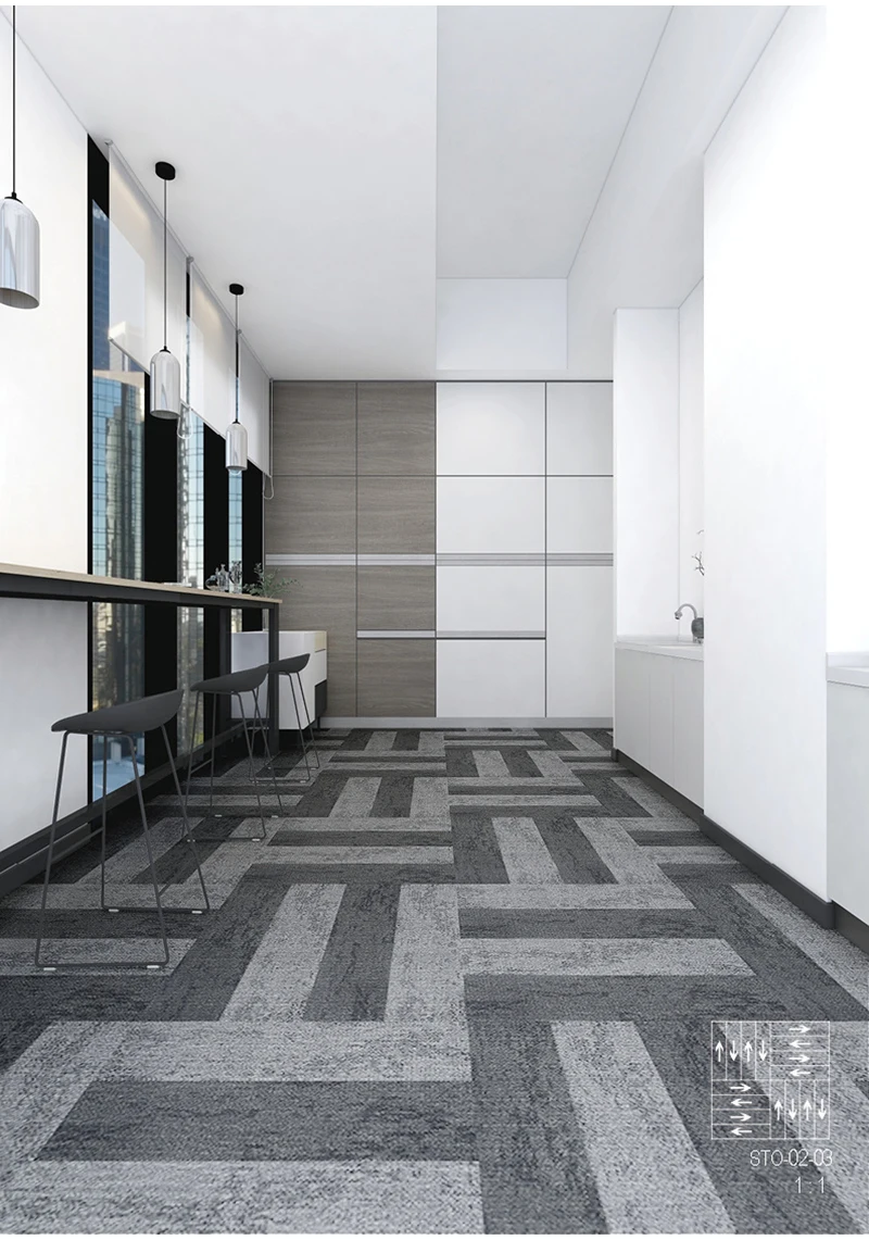 Office Tile Carpet Tile 25x100 Carpet Floor Tiles