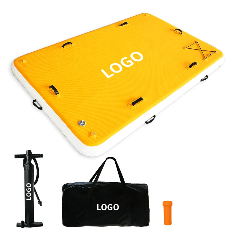 Drop Stitch Water Inflatable Dock Inflatable Floating Platform for Pool Beach Ocean