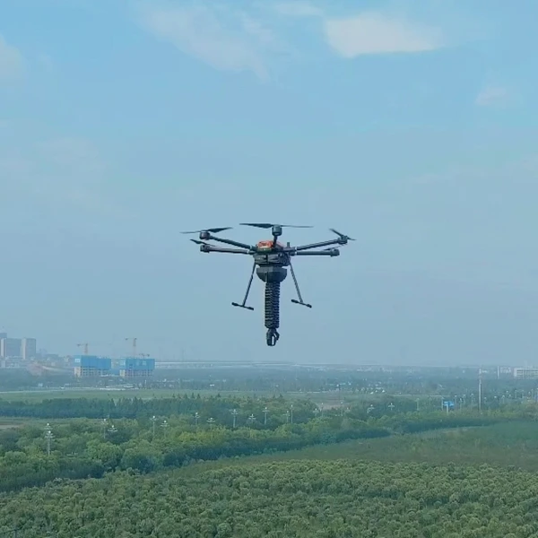 RTK GPS Position Supported Drone Robot With Remote Control For River Inspection