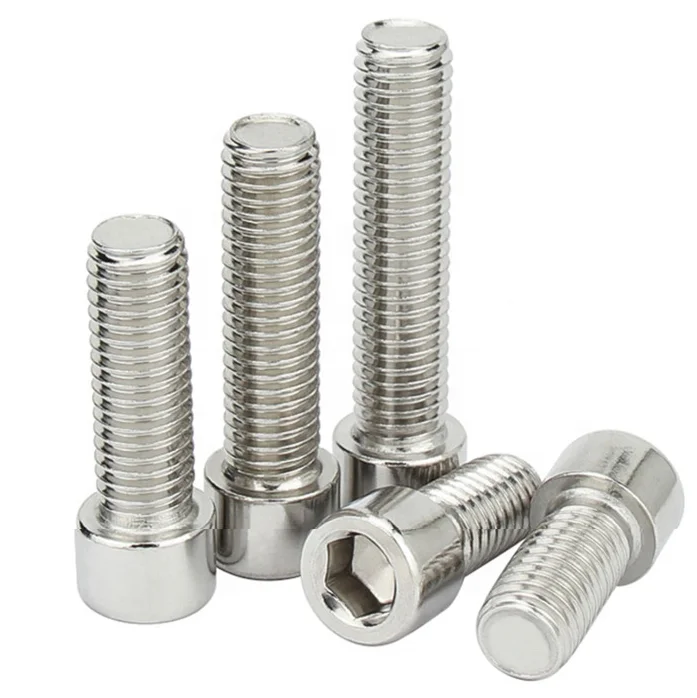 Hot products DIN912 Aluminum anodized hex socket head cap screws aluminum black screw for bicycle screw