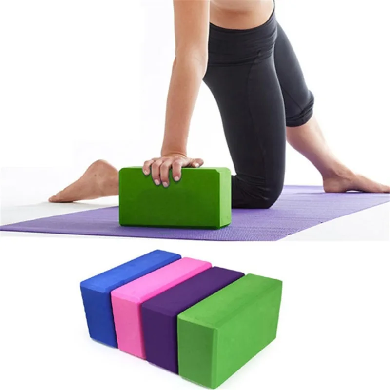 2022 High Quality Eco Friendly Custom LOGO Print Design Exercise Foam Brick Yoga Block