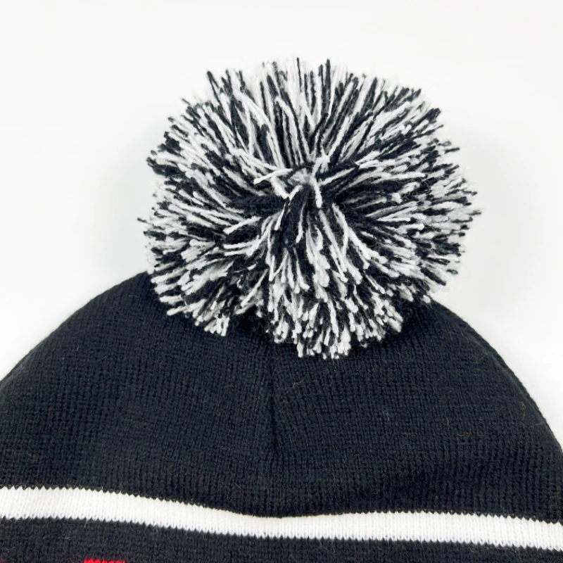 Wholesale Women Lady Winter Warm Custom Knit Crochet Wool Cap Knitted Hat Beanie Hat with Pom Pom Beanie