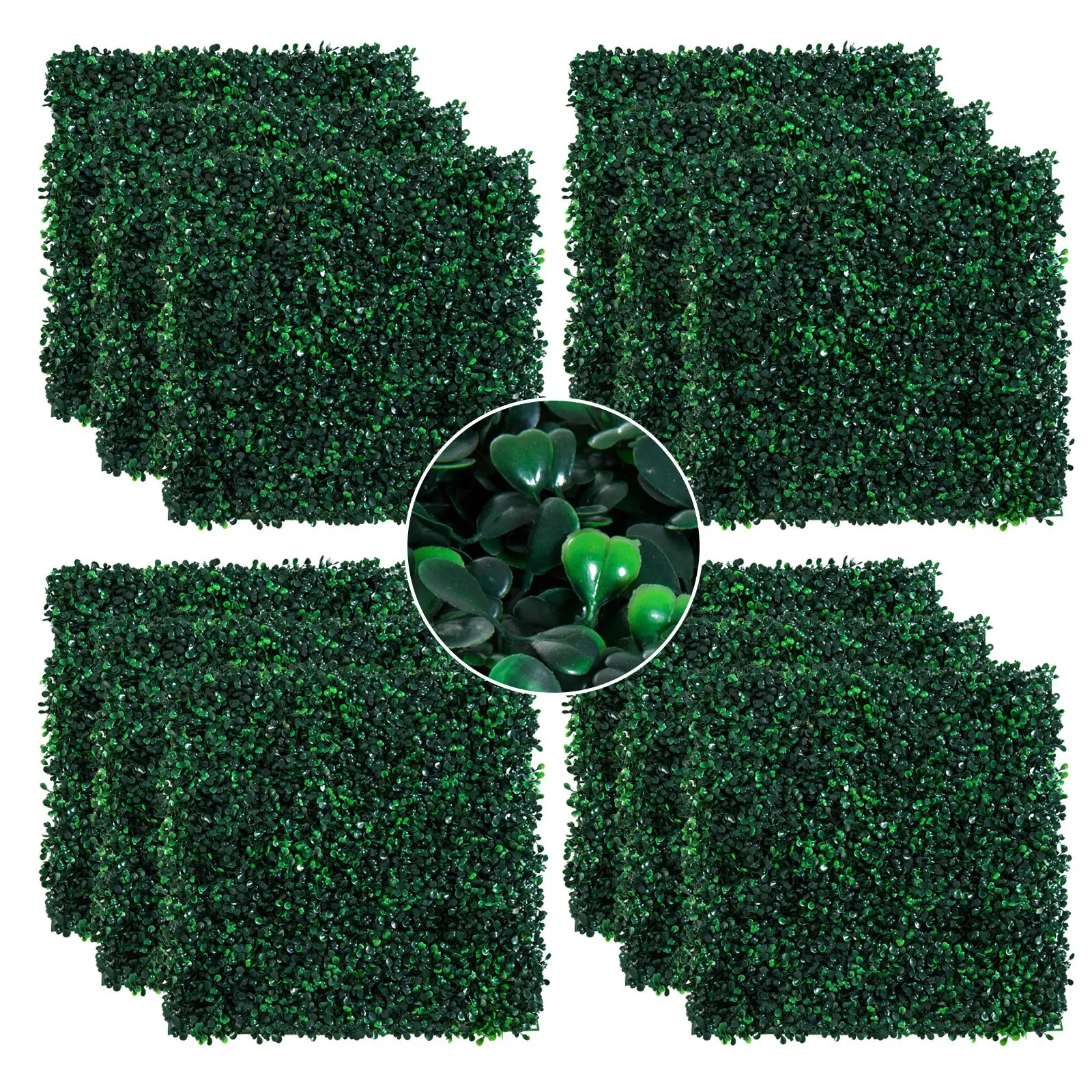 Artificial Boxwood Hedge Mat Plant Panels Artificial Wall Hedge Grass Mat