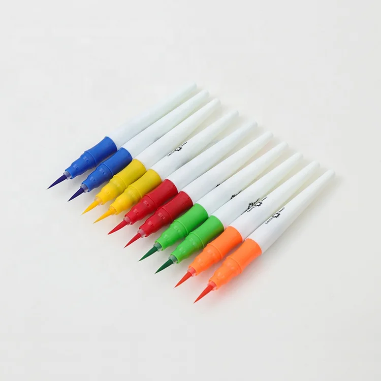 20 Colors Calligraphy Drawing Tool washable Water Color Brush marker Pen set