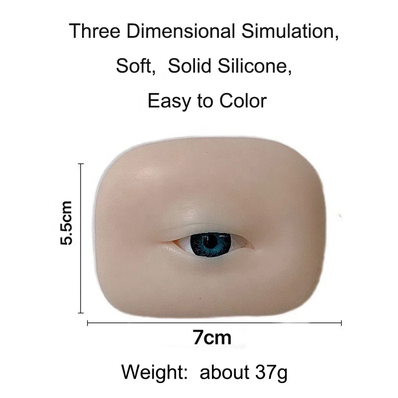 3D Silicone  Popular PMU Accessories Eyes Practice Skin Really Human Semi Permanent Makeup Tattoo for Microblading Practice Skin