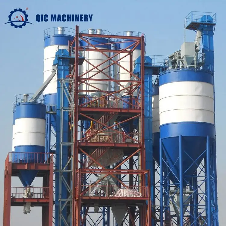 QIC 10 т в час оборудование для производства специальной линейки сухих смесей/сухих минометных машин/смесителей минометов