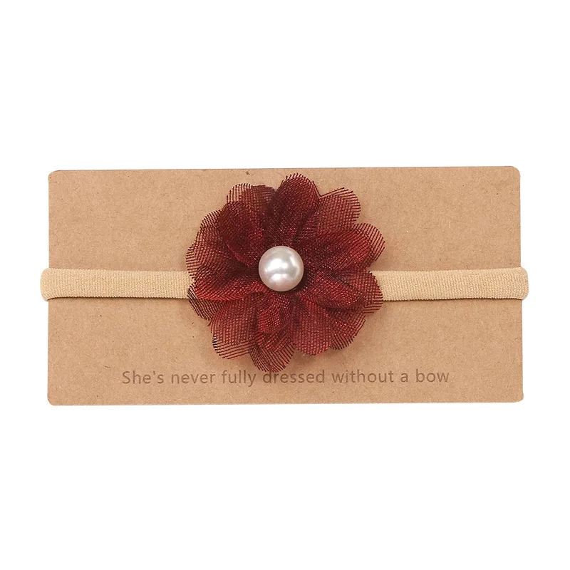 
In Bulk Baby Hair Bands Flower Babies Accessories New Born Toddler Head Bands Wholesale 