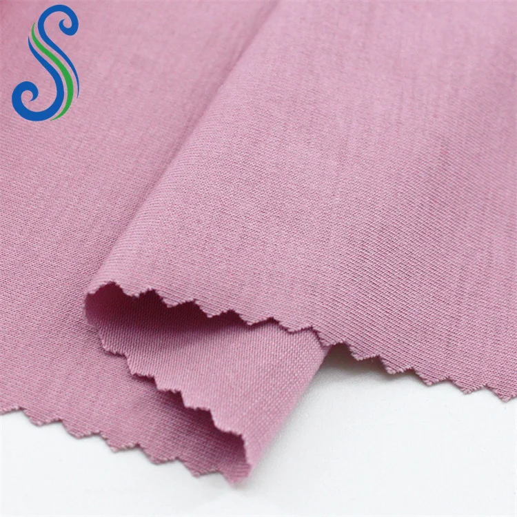 Anti Bacterial Wholesale Organic 95%Bamboo Lyocell 5%Spandex Bamboo Fabric for Baby Clothes