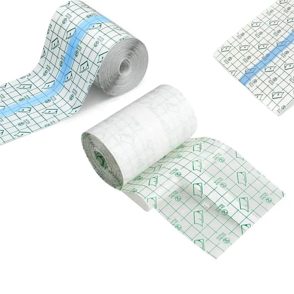 Tattoo Aftercare Waterproof Bandages Cover Up Tape Supplies Transparent Film Healing Protective Clear Sterile PU Dressing Roll