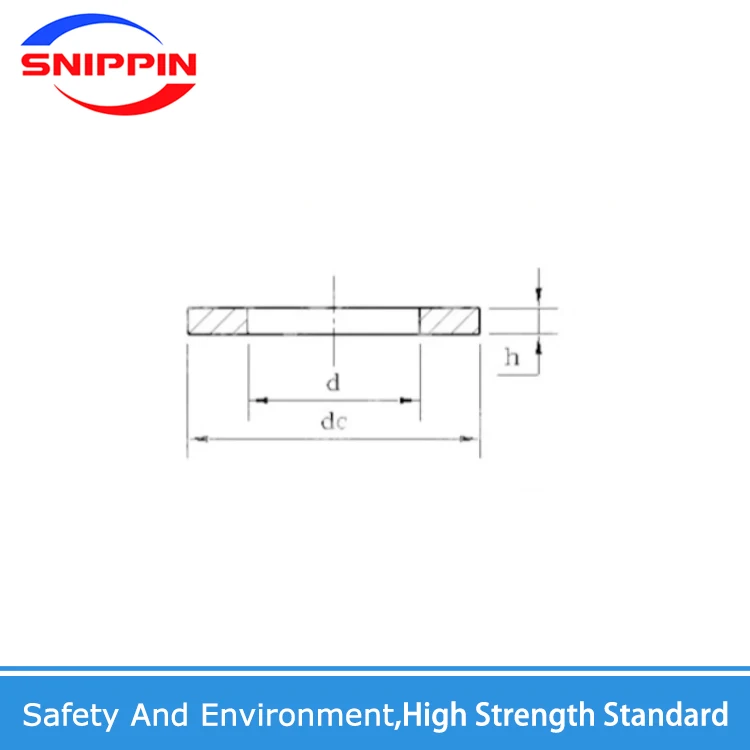 Stainless steel steel fasteners with large thickened DIN125A flat washers