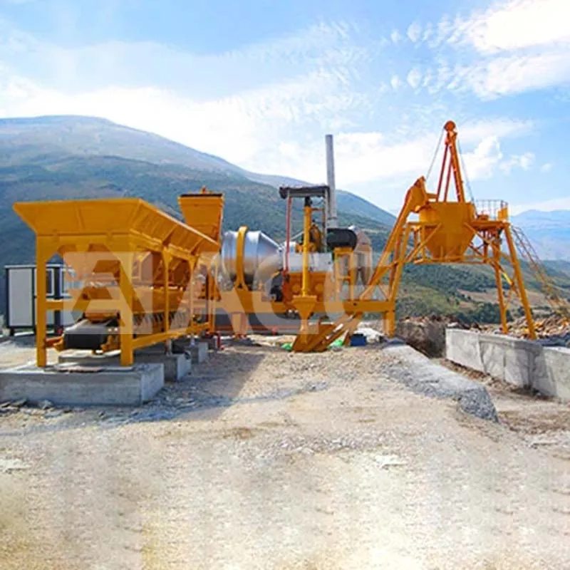 Qlb 20 Model Capacity 20t/h Portable Asphalt Batch Plant Mobile Hot Mix Asphalt Plant Product Capacity 10~80t/h