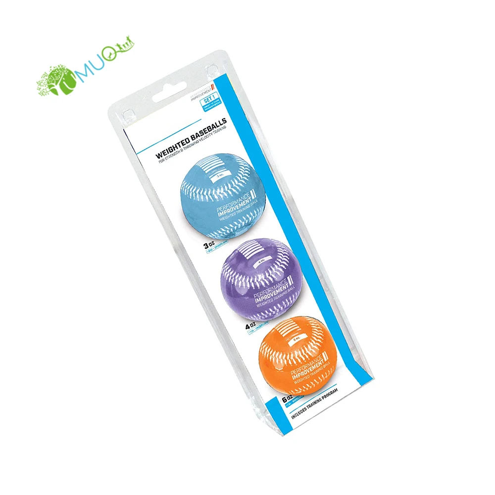 YumuQ 3 Упаковка 9 дюймов тяжелые формованные Утяжеленные бейсбольные тренировочные/тренировочные мячи для ударов/ударов подачи и броска