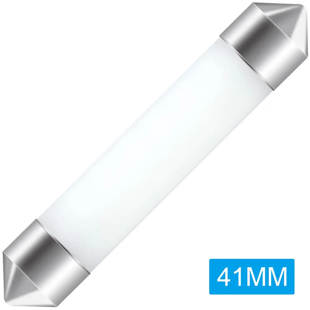 Milk white tube unparalleled capacitance daytime running 36mm smd3014 car turn signal warning lamp smart light bulb wholesale