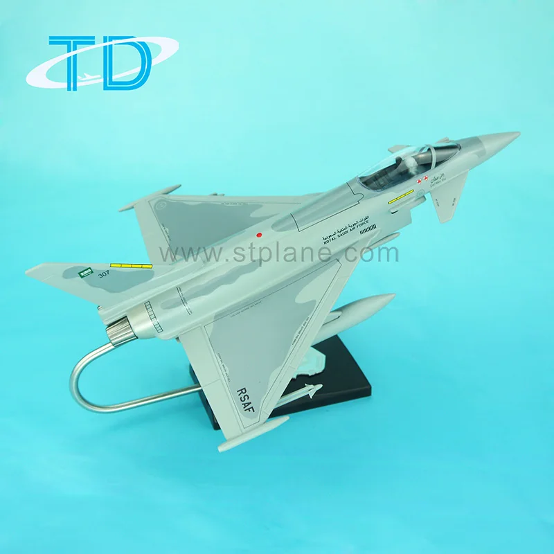 Resin Model Warplane 1:52 30cm EF-2000 Jets Air Force
