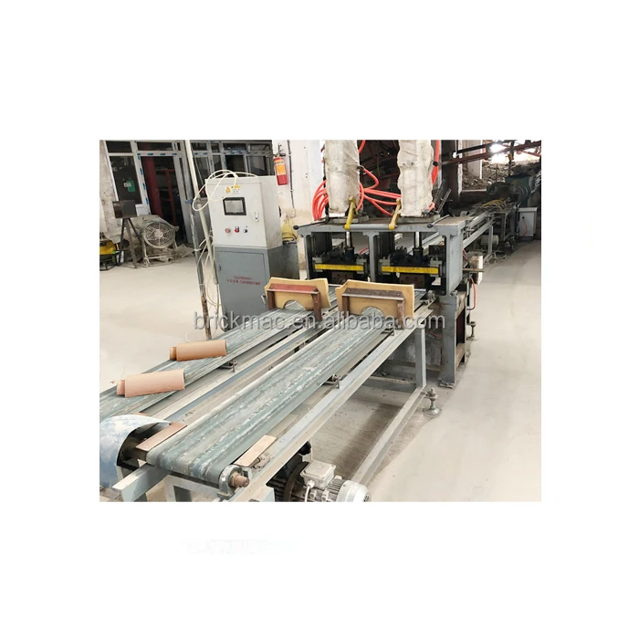 Clay mud roof tile mini plant automatic exterior cladding decoration brick forming machine  for bricks tiles molding