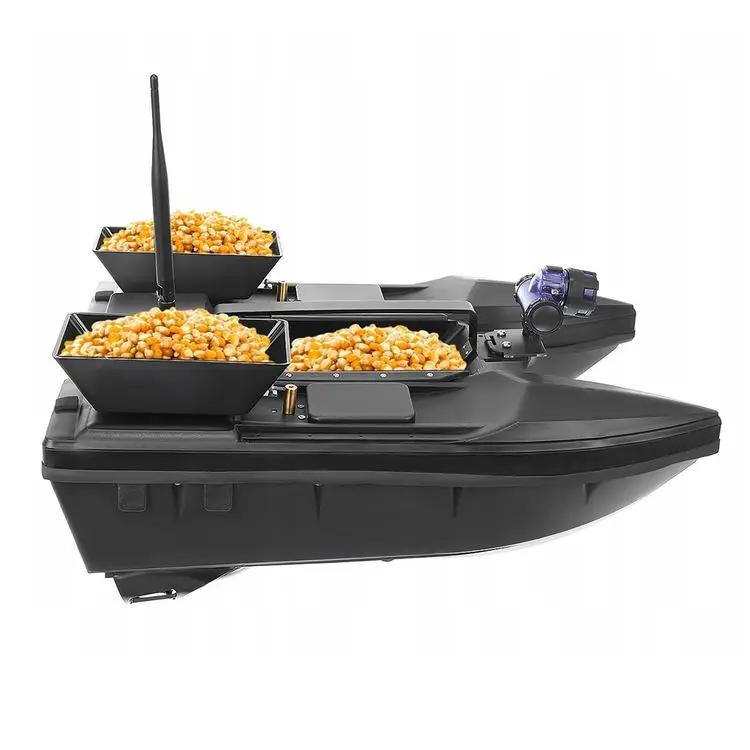 Factory Direct Sell Smart Automatically Navigation 400M High Driving Speed 3 Hopper Large Carp Fishing Bait Boat