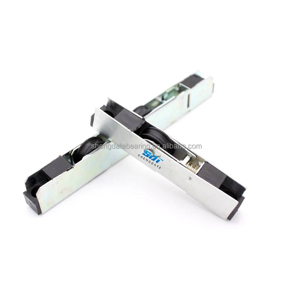 Ventanas L20 L25 L5000 Aluminum Nylon Roller Wheels Ugrooved Window and Door L5000 Nylon Roller Bearing with Plastic Housing