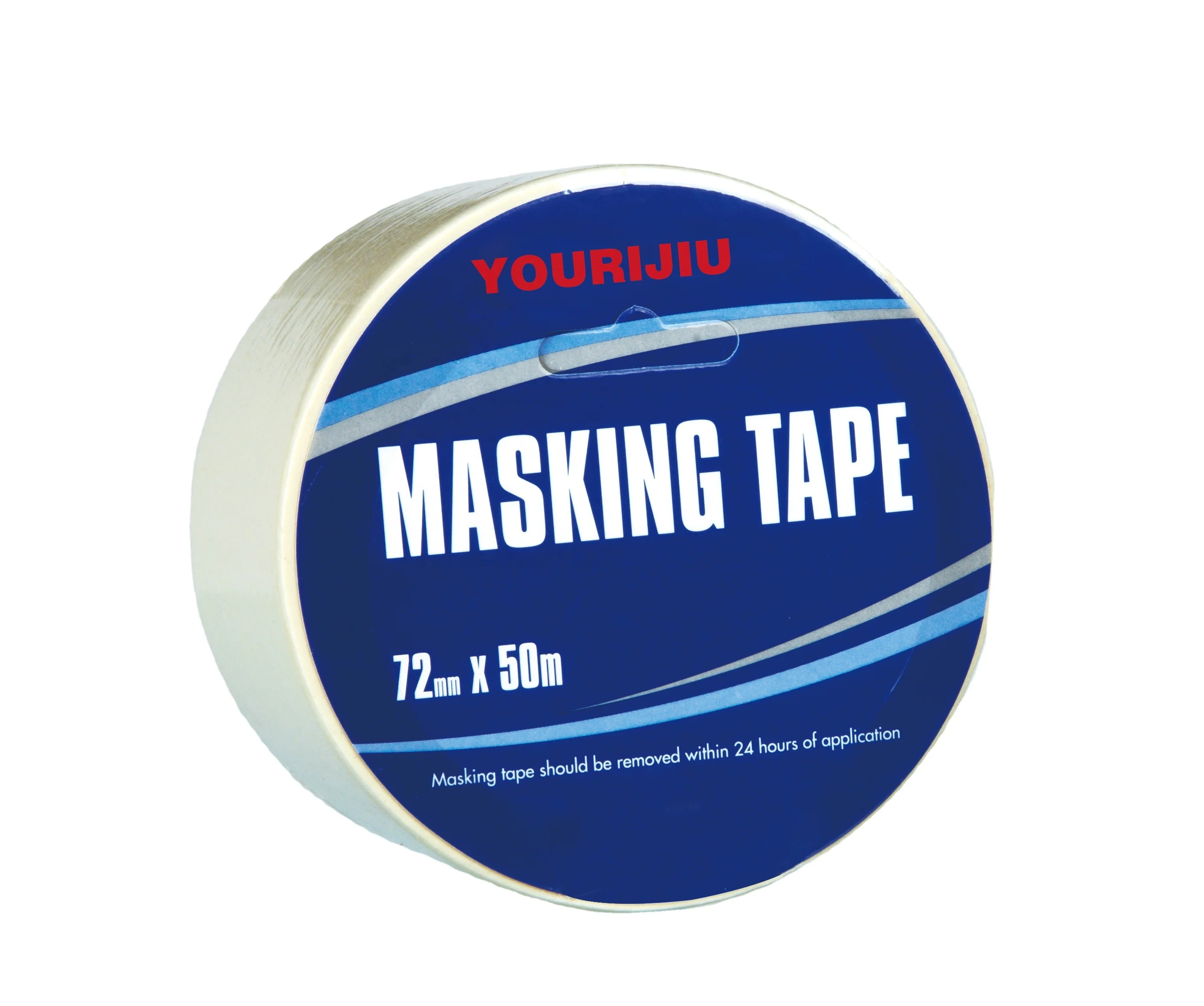 Yourijiu Colorful Custom Painters Rubber Based Car Indoor Outdoor Painting Decoration Automobile Crepe Paper Washi Masking Tape