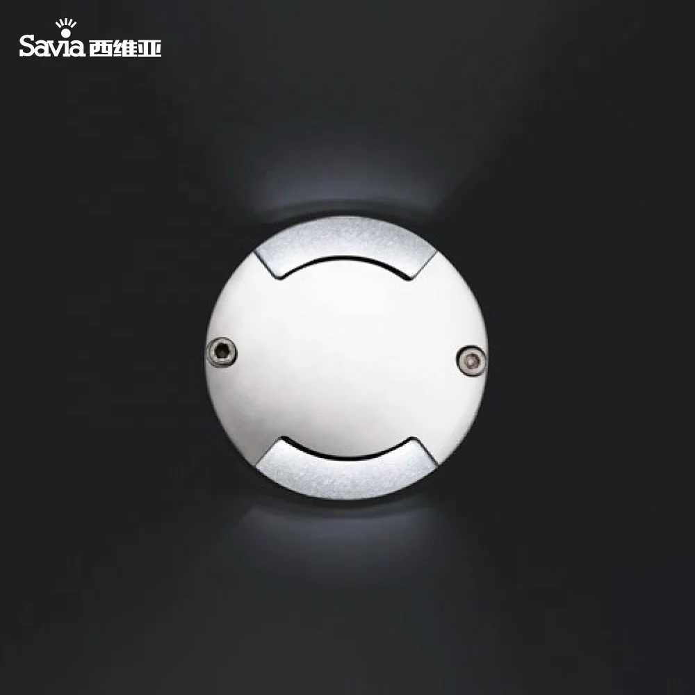 Savia 12V Surface Mounted Luminaire 1W Outdoor Waterproof IP67 Round Aluminum Step stairr Lamp Led Underground Light