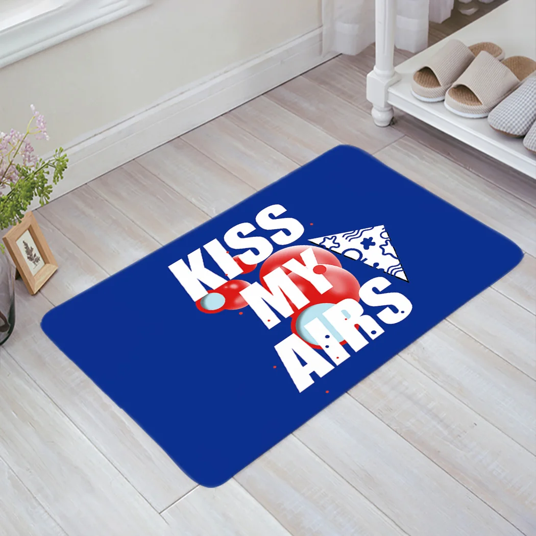 Модный бренд Пользовательский логотип комнатная напольная дверь Kiss My